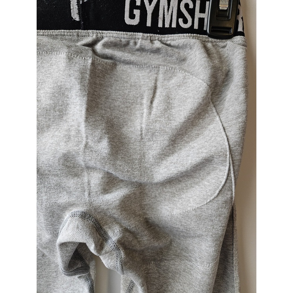 Gymshark Women XS Gray Athletic Leggings Logo Waistband 22x26 Pre-Owned NO SIZE - Picture 4 of 7